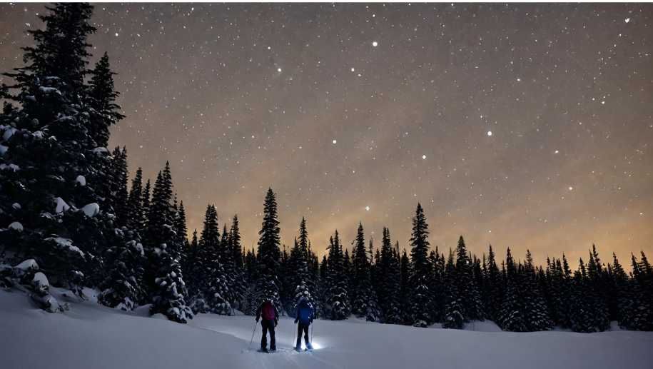 Ciaspolata sotto le stelle